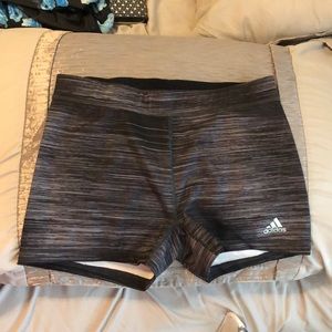 NWT Adidas performance spandex shorts